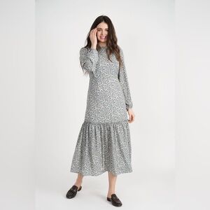 Noni Drop Waist Floral Maxi Dress Sz XXS